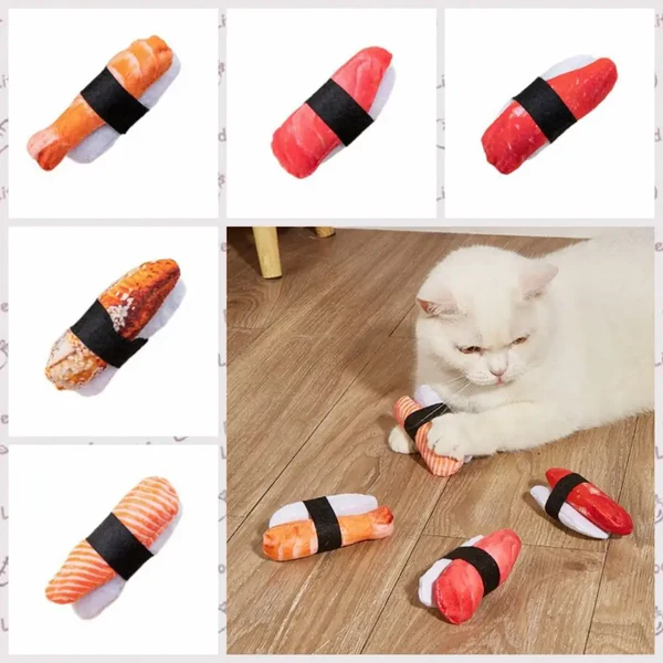 Sushi Catnip Chew Toy